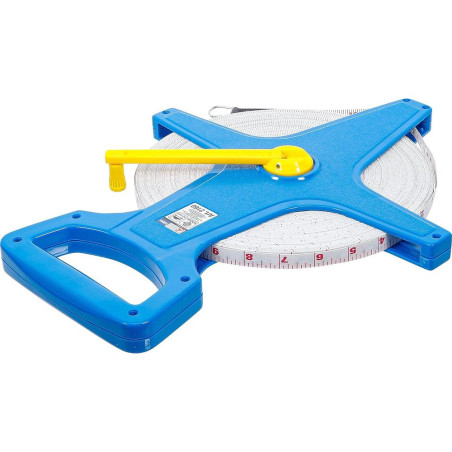 Mètre Ruban 12 mm x 100 m - Précision et Robustesse pour Mesures Longues - BGS