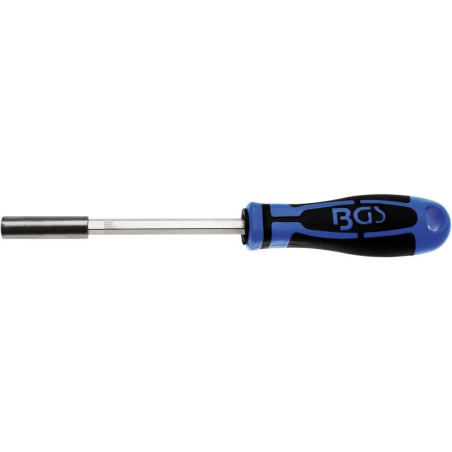 Poignée Rotative pour Embouts 6,3 mm (1/4) 200 mm - Acier, Précision et Confort d Utilisation - D-Work