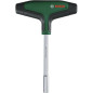 Poignée Rotative pour Embouts 6,3 mm (1/4 ) 200 mm - Acier, Précision et Confort d Utilisation - BGS