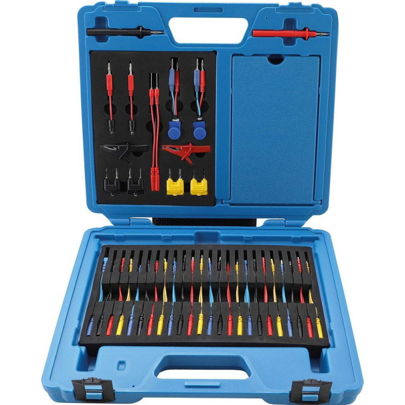 Jeu de Câbles et Pointes de Mesure 92 pcs - Accessoires de Test Électrique - Précision et Fiabilité - D-Work Jeu de Câbles et Pointes de Mesure 92 pcs - Accessoires de Test Électrique - Précision et Fiabilité - D-Work