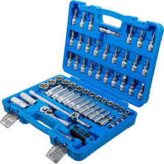 Coffret de Douilles 10 mm 61 pcs - Outils Complets et Polyvalents, Acier Résistant - D-Work