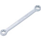 Clé Polygonale Double Embouts Profil E20 x E24 - 22,4 cm - Acier Résistant - Précision et Durabilité - BGS
