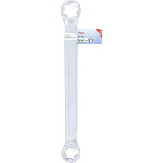 Clé Polygonale Double Embouts Profil E20 x E24 - 22,4 cm - Précision et Durabilité, Acier Résistant - D-Work