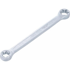 Clé Polygonale Double Embouts Profil E20 x E24 - 22,4 cm - Précision et Durabilité, Acier Résistant - D-Work