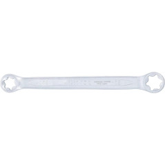Clé Polygonale Double Embouts Profil E20 x E24 - 22,4 cm - Précision et Durabilité, Acier Résistant - D-Work