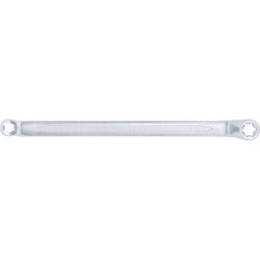 Clé Polygonale Double Embouts Coudées E10 x E12 - 26,7 cm - Précision et Confort d Utilisation, Acier Résistant - D-Work