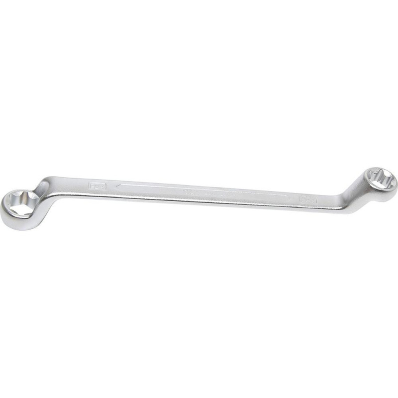Clé Polygonale Double Embouts Coudées E20 x E24 - 33 cm, 6 mm Largeur, 3.7 cm Hauteur - , Acier Résistant - Précision et C - BGS