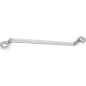 Clé Polygonale Double Embouts Coudées E20 x E24 - 33 cm, 6 mm Largeur, 3.7 cm Hauteur - , Acier Résistant - Précision et C - BGS