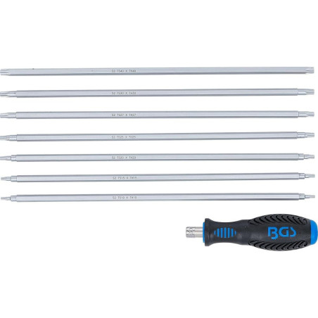 Jeu de Tournevis 8 pcs - Lames Changeables Profil T et TS - Précision et Polyvalence - D-Work