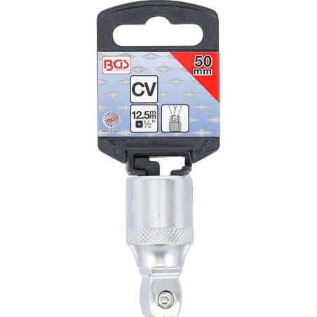 Rallonge Basculante 12,5 mm (1/2 ) 50 mm - Acier, Précision et Robustesse - - BGS