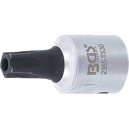 Douille à Embouts 6,3 mm (1/4 ) Profil TS Torx Plus - Perçage TS15 - Précision et Fiabilité - BGS