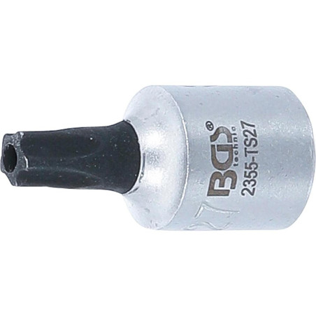 Douille à Embouts 6,3 mm (1/4 ) Profil TS Torx Plus - Perçage TS27 - Précision et Fiabilité - BGS