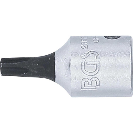 Douille à Embouts 6,3 mm (1/4 ) Profil TS Torx Plus - Perçage TS20 - Précision et Fiabilité - BGS