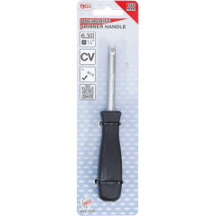 Poignée Rotative 6,3 mm (1/4 ) 150 mm Prise Ergonomique et Maniabilité Optimale - BGS
