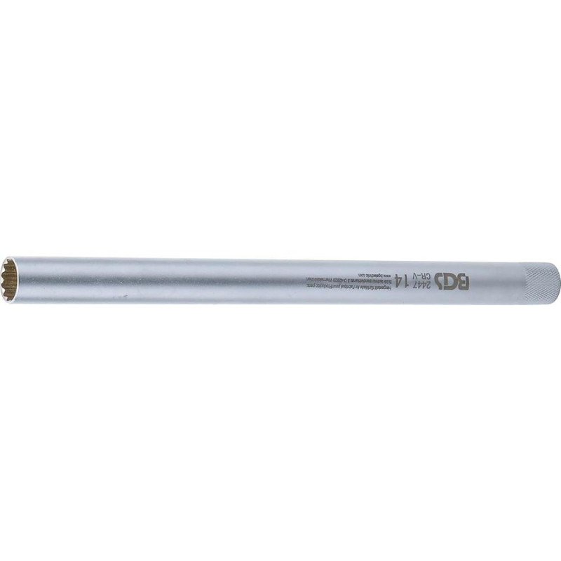 Douille de Bougie Extra Longue 10 mm (3/8 ) - 12 Pans Aimantée - Précision et Maniabilité - BGS