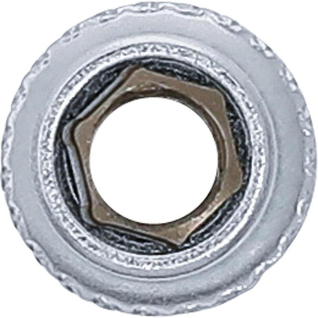 Douille pour Clé Six Pans 6,3 mm (1/4 ) - Acier, 6 mm - Précision et Robustesse - BGS