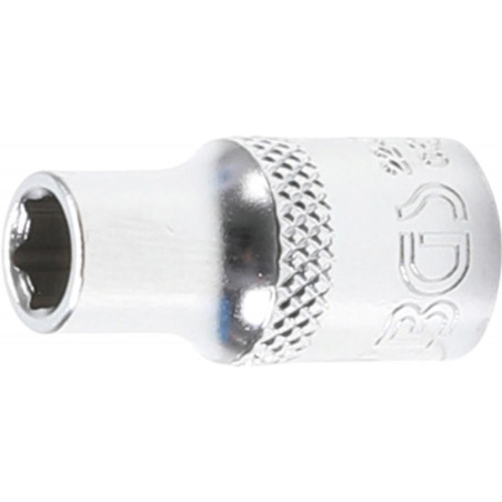 Douille pour Clé Six Pans 6,3 mm (1/4) - Précision et Robustesse, Acier, Pro - D-Work