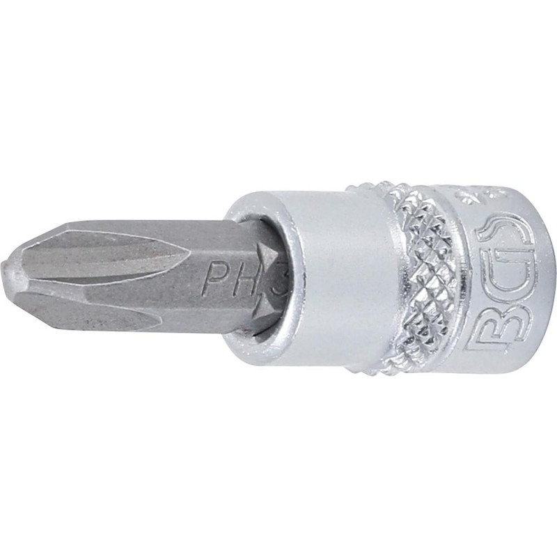 Douille à Embouts 6,3 mm (1/4 ) Cruciforme PH3 - - Précision et Robustesse - BGS