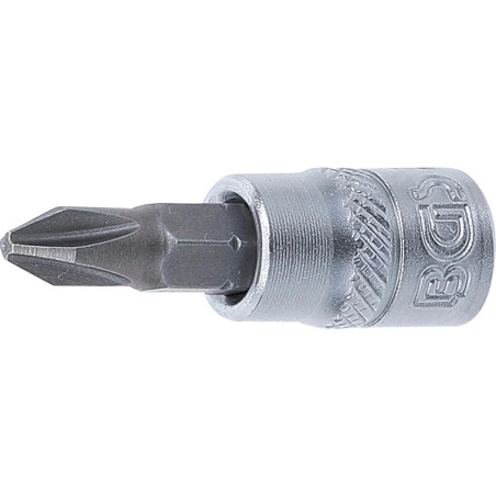 Douille à Embouts 6,3 mm (1/4) Cruciforme PH2 Précision et Robustesse, Acier, Pro - D-Work