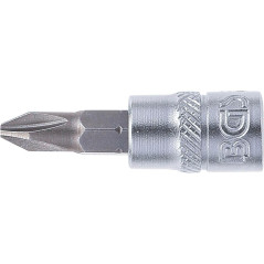 Douille à Embouts 6,3 mm (1/4) Cruciforme PH2 Précision et Robustesse, Acier, Pro - D-Work