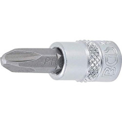 Douille à Embouts 6,3 mm (1/4) Cruciforme PH3 - Précision et Robustesse, Acier, Pro - D-Work
