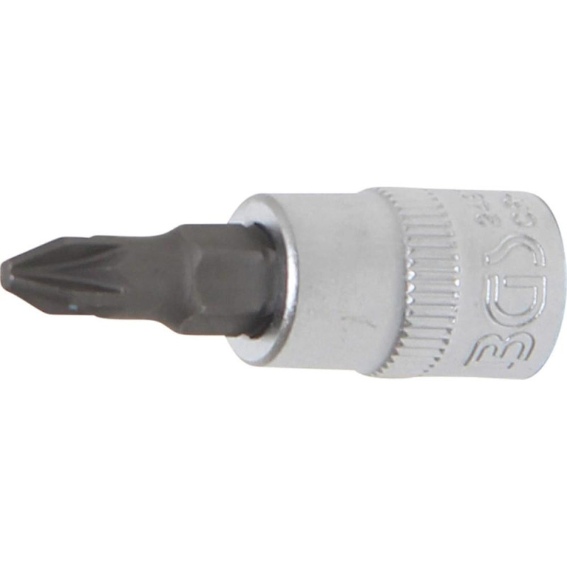 Douille à Embouts Cruciforme PZ2 6,3 mm (1/4 ) - - Précision et Compatibilité - BGS