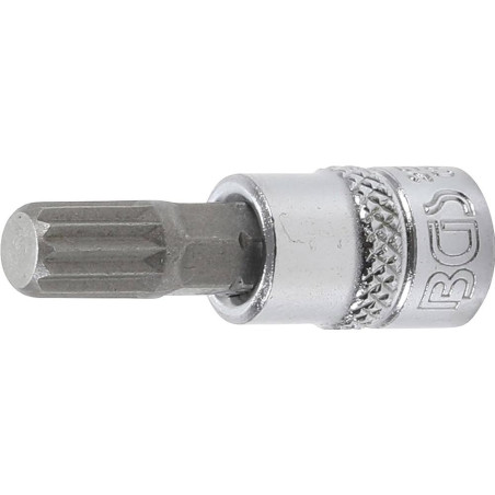 Douille à Embouts 6,3 mm (1/4 ) - Denture Multiple Intérieure XZN M8 - Précision et Robustesse - BGS