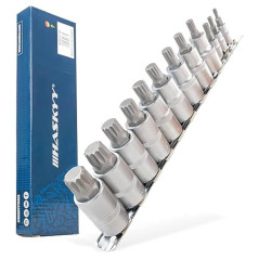 Douille à Embouts 6,3 mm (1/4) - Denture Multiple Intérieure XZN M8 - Précision et Robustesse - D-Work