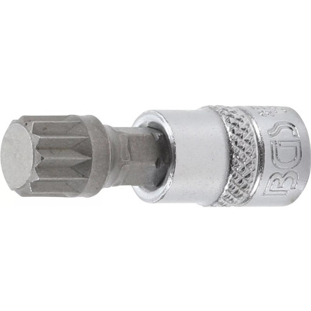 Douille à Embouts 6,3 mm (1/4 ) - Denture Multiple Intérieure XZN M10 - Précision et Robustesse - BGS