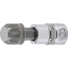 Douille à Embouts 6,3 mm (1/4) - Denture Multiple Intérieure XZN M12 - Précision et Robustesse - D-Work