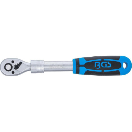Cliquet Réversible Extensible 10 mm (3/8 ) 240-345 mm - Acier, Précision et Polyvalence - BGS