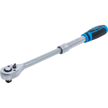 Cliquet Réversible Extensible 12,5 mm (1/2) 305-445 mm - Précision et Polyvalence, Acier, Réglable - D-Work