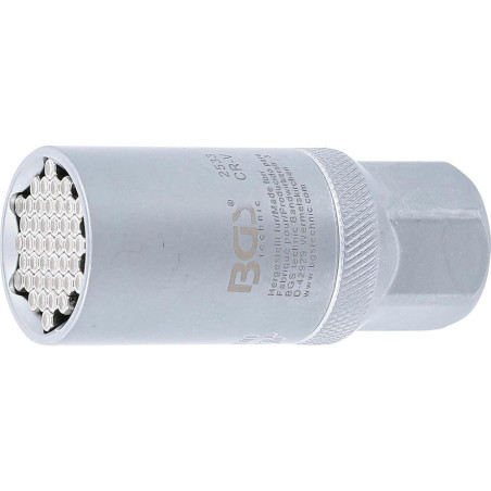 Douille Universelle 10 mm (3/8 ) - 9 à 21 mm - Acier Résistant - Polyvalence et Précision - BGS