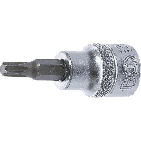 Douille à Embouts 10 mm (3/8) Profil T Torx T27 - Précision et Robustesse, Acier - D-Work
