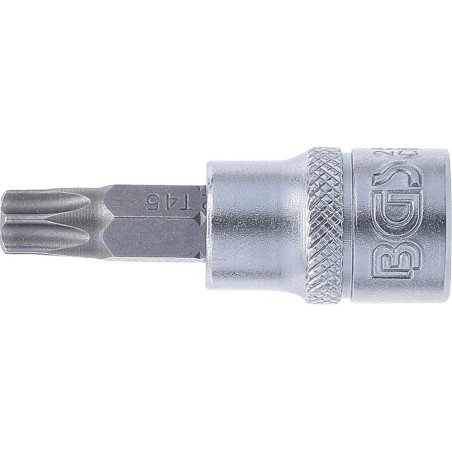Douille à Embouts 10 mm (3/8) Profil T Torx T45 - Précision et Robustesse, Acier - D-Work