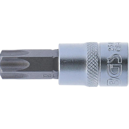 Douille à Embouts 10 mm (3/8 ) Profil T Torx T55 - - Précision et Robustesse - BGS