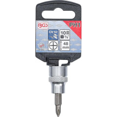Douille à Embouts 10 mm (3/8 ) Cruciforme PH1 Précision et Robustesse - BGS