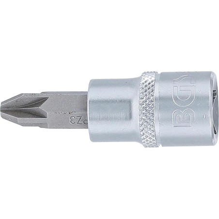 Douille à Embouts 10 mm (3/8) Cruciforme PZ3 - Précision et Robustesse, Acier, Pro - D-Work