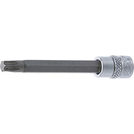 Douille à Embouts 75 mm - 6,3 mm (1/4), Profil Torx T35 - Précision et Robustesse, Acier - D-Work