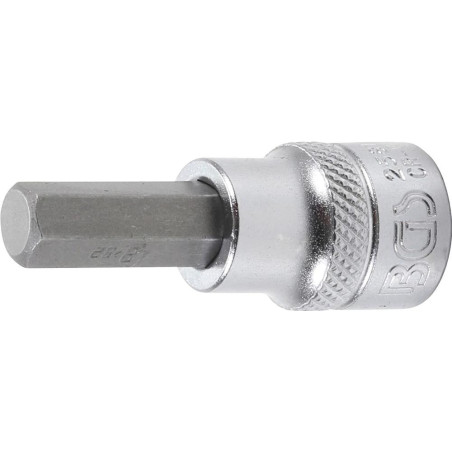 Douille à Embouts 10 mm (3/8 ) - Six Pans Intérieurs 8 mm - - Précision et Robustesse - BGS