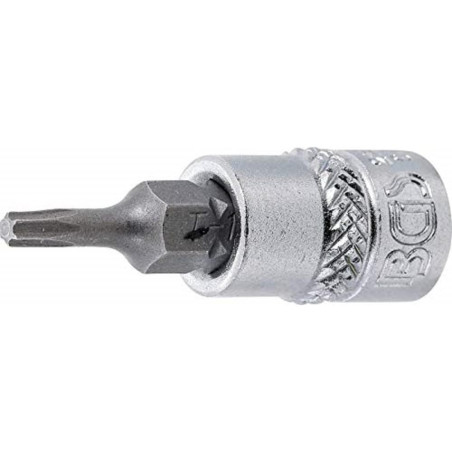 Douille à Embouts 6,3 mm (1/4 ) Profil Torx T10 - - Précision et Durabilité - BGS