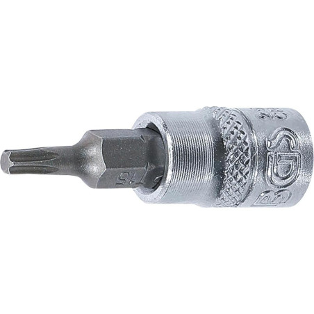Douille à Embouts 6,3 mm (1/4) Profil Torx T15 - Précision et Robustesse, Acier - D-Work