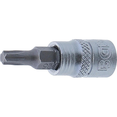 Douille à Embouts 6,3 mm (1/4) Profil Torx T25 - Précision et Durabilité, Acier - D-Work