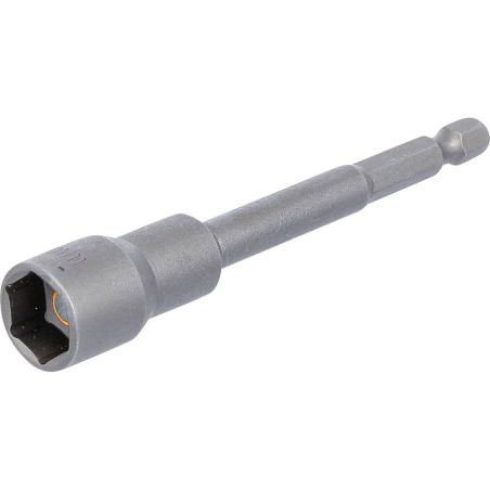 Douille à Choc Six Pans Extra Longue 6,3 mm (1/4 ) - 7 mm - Résistante et Pratique pour Perceuses - BGS