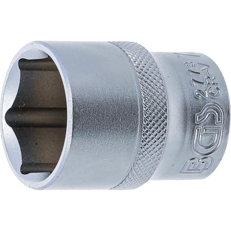 Douille pour Clé Six Pans 12,5 mm (1/2) Précision et Robustesse, Acier, Pro - D-Work