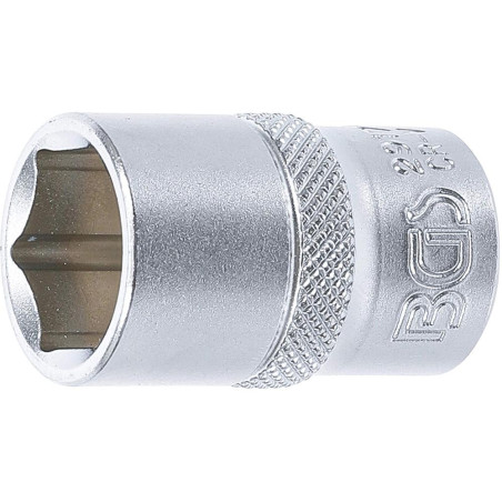 Douille pour Clé Six Pans 12,5 mm (1/2) - 17 mm - Acier Résistant - Usage Professionnel - D-Work