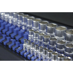 Rail de Support Aimanté pour Douilles 10 mm (3/8 ) - Organisation et Accès Facile - BGS