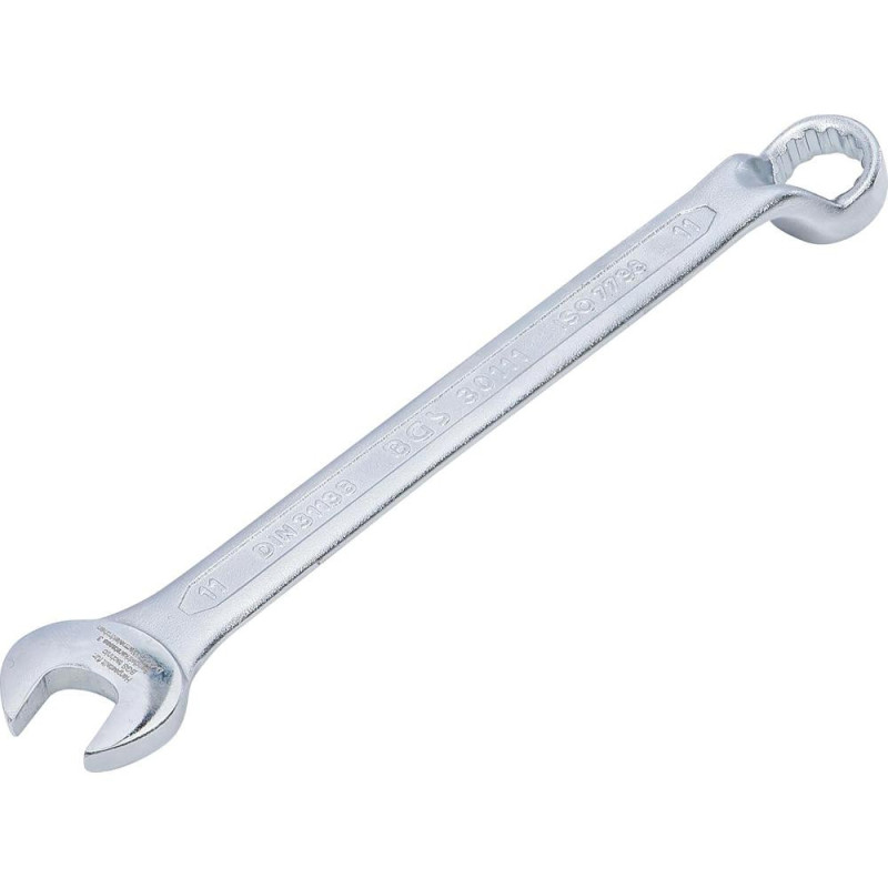 Clé Mixte Coudée 11 mm - Acier, Précision et Robustesse - BGS