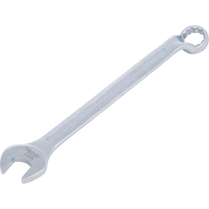 Clé Mixte Coudée 17 mm - Acier Résistant - Prise Ferme et Durable - BGS
