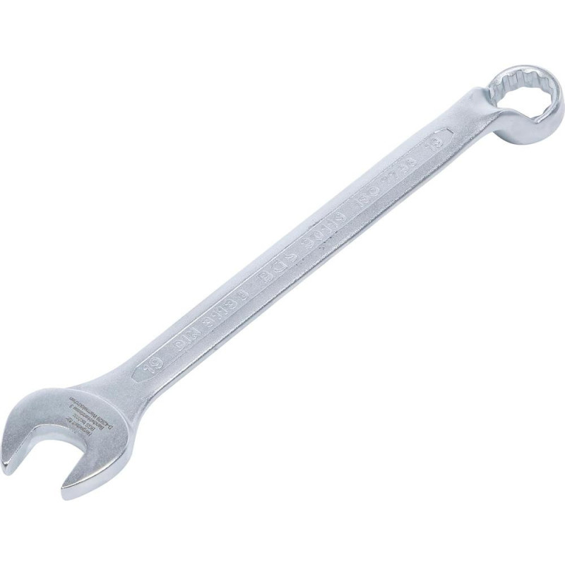 Clé Mixte Coudée 19 mm - Acier, Précision et Robustesse - - BGS